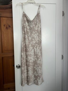 Floral Printed Slip Maxi  Dress